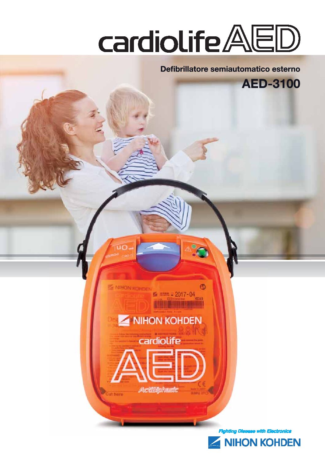 DEFIBRILLATORE SEMIAUTOMATICO CARDIOLIFE AED 3100K - NIHON KODEN - immagine 5